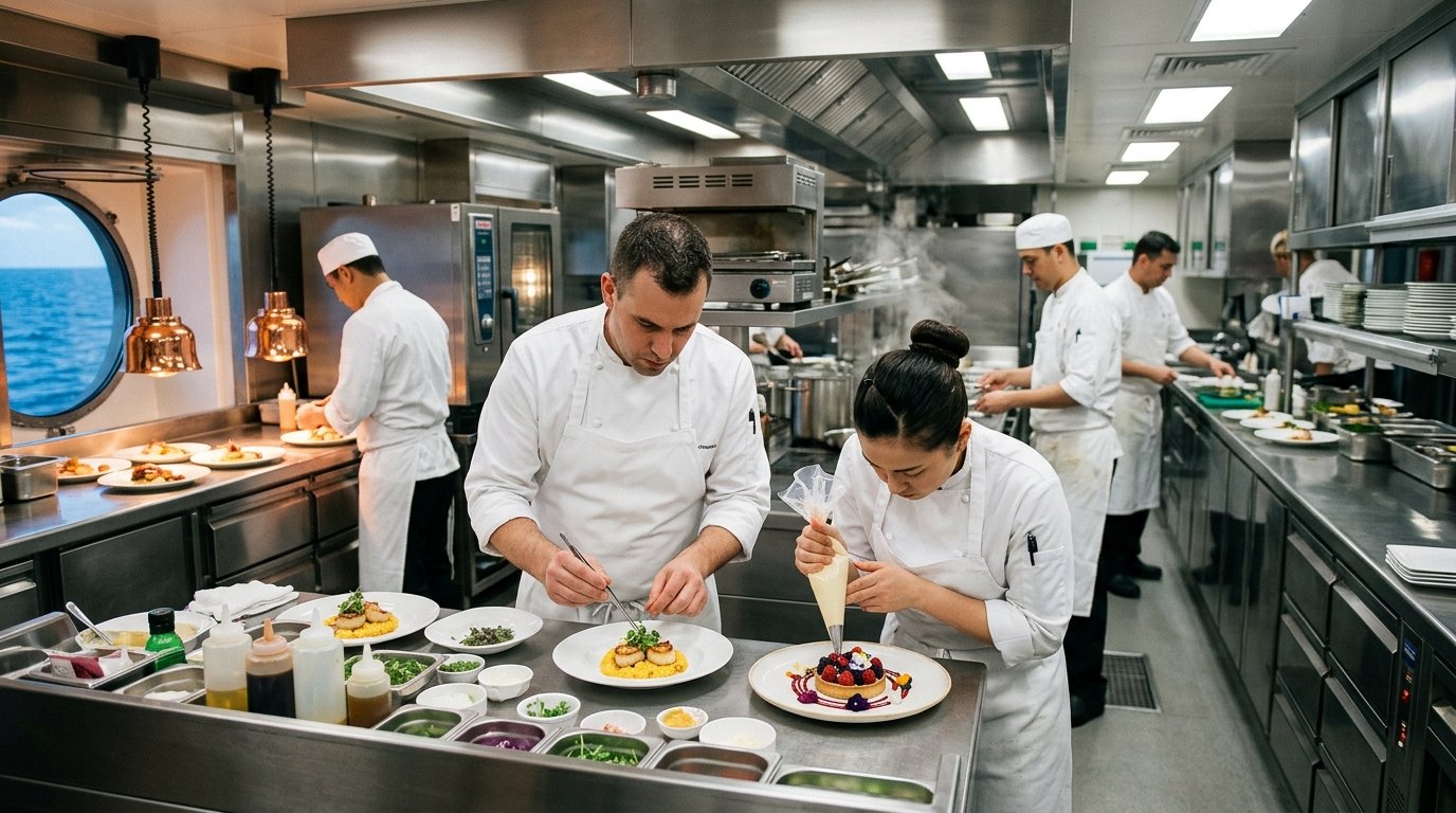 Cruise Ship Commercial Galley Kitchen